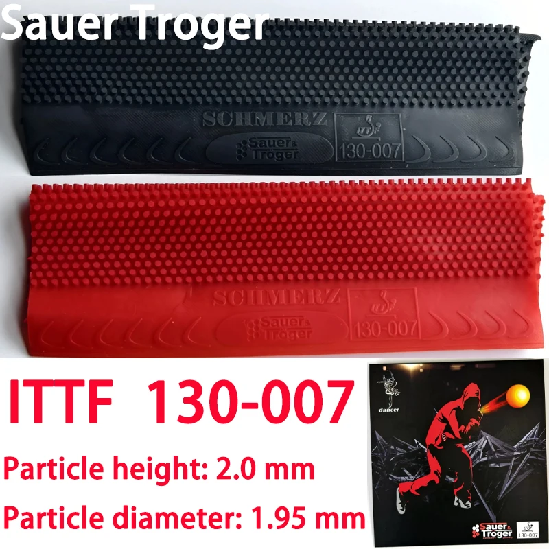 Table Tennis Single - Sauer Troger Dancer 007 Single Rubber