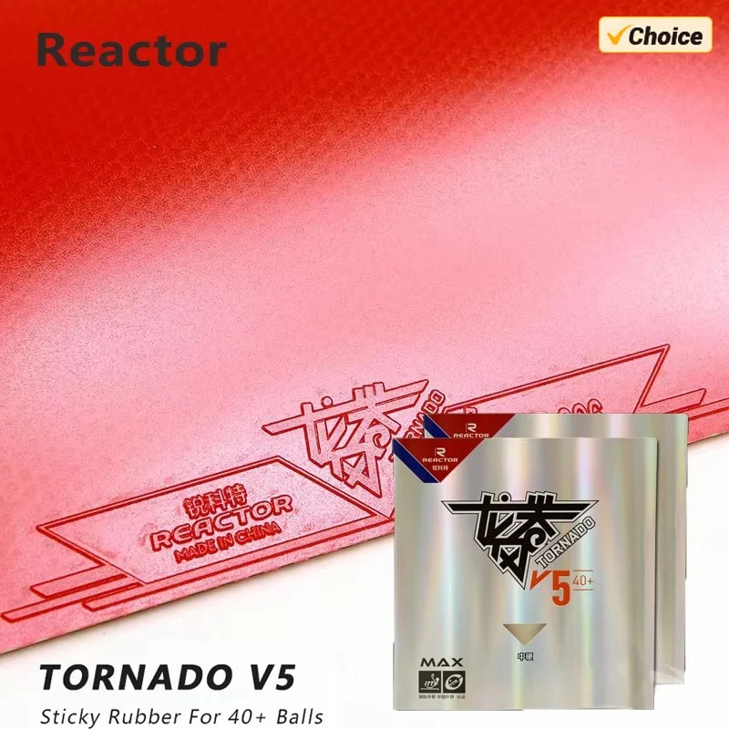 Table Tennis Rubber - REACTOR Tornado V5 Table Tennis Rubber