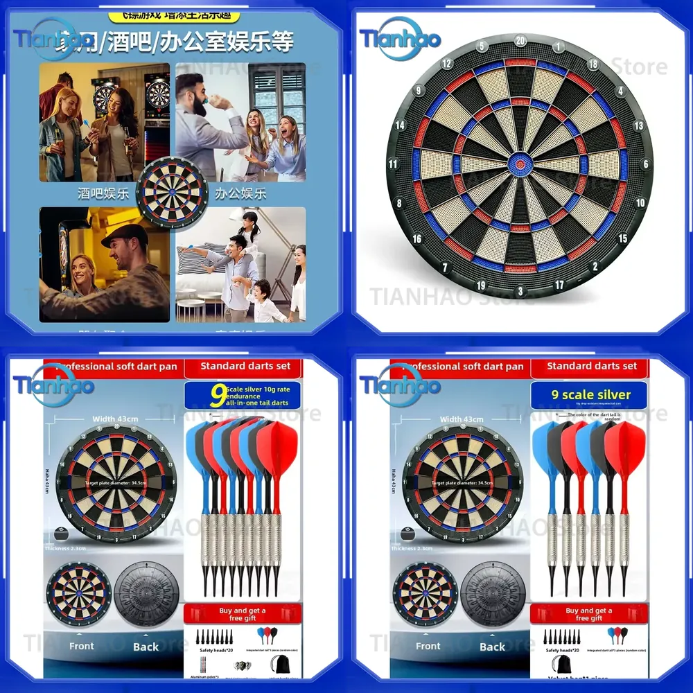 Practice Target Board - Soft Dart Board Indoor Household Set