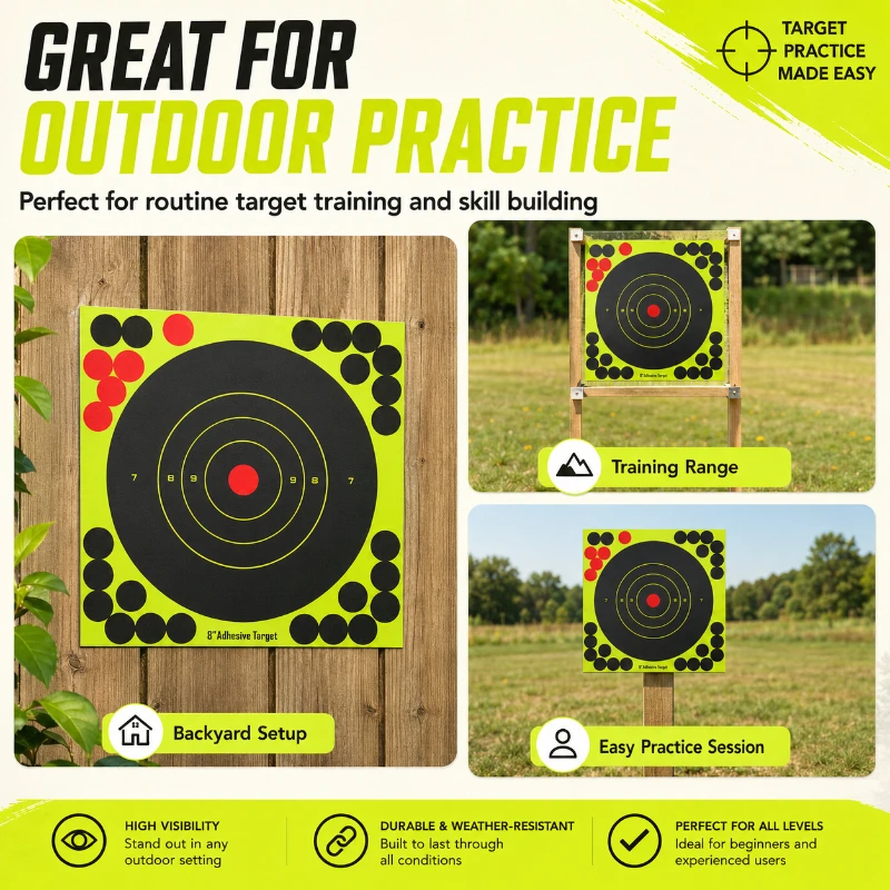 Round Bullseye Splatter Target - Practice Target Board review and price