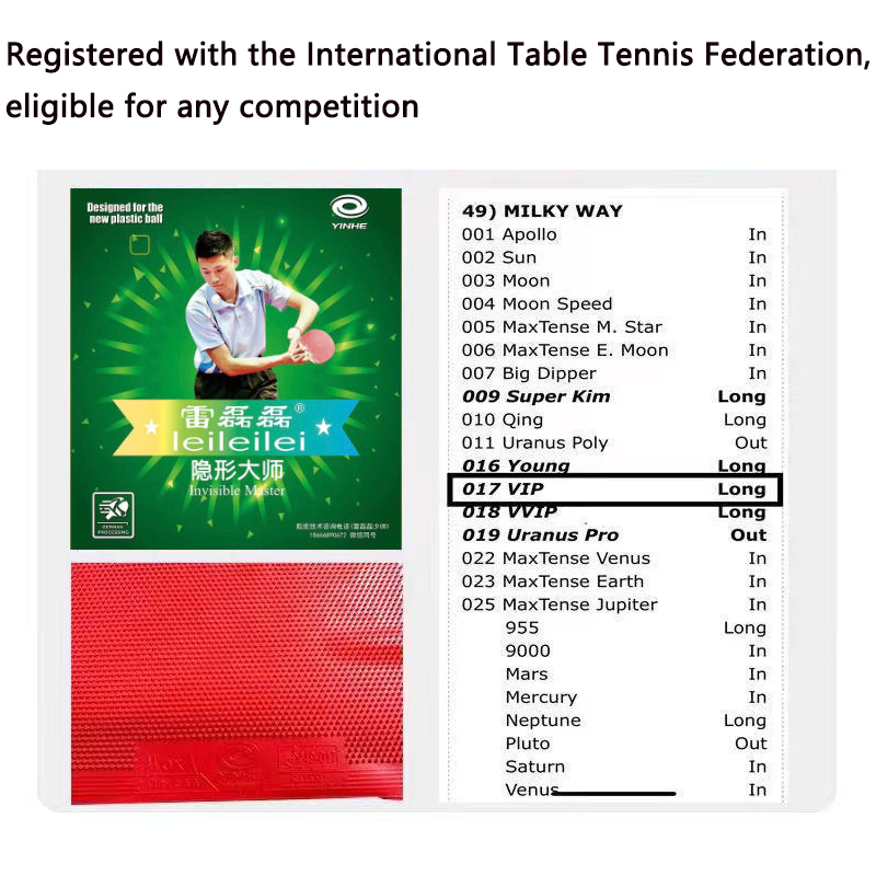 YINHE Long Pimples OX Table Te - Table Tennis Single review and price