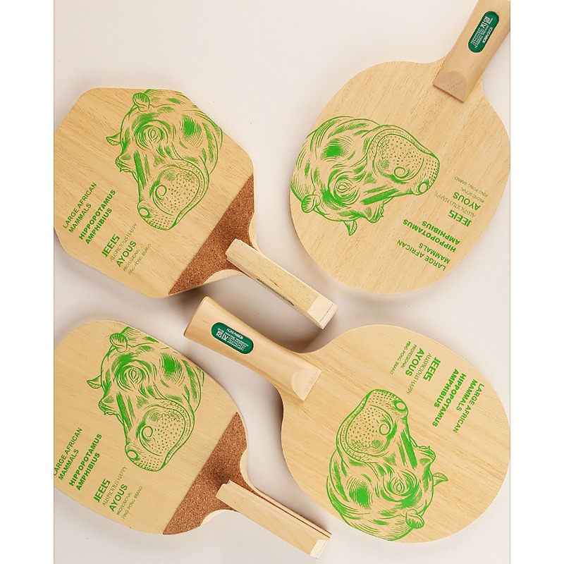JEELS Green Hippo 1 Ply Ayous  - Table Tennis Blade review and price