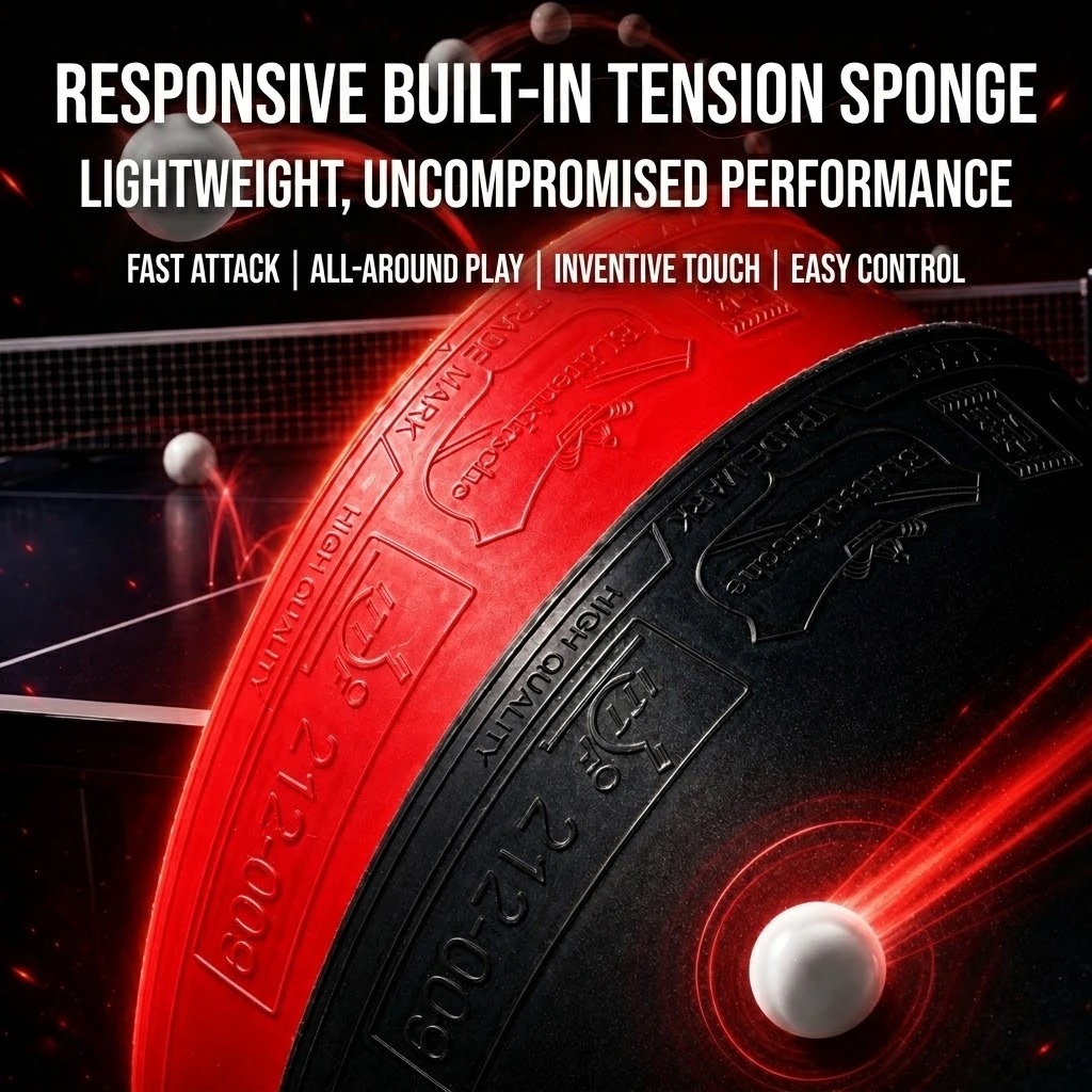 Kokutaku Table Tennis Racket R - Table Tennis Paddle Set review and price