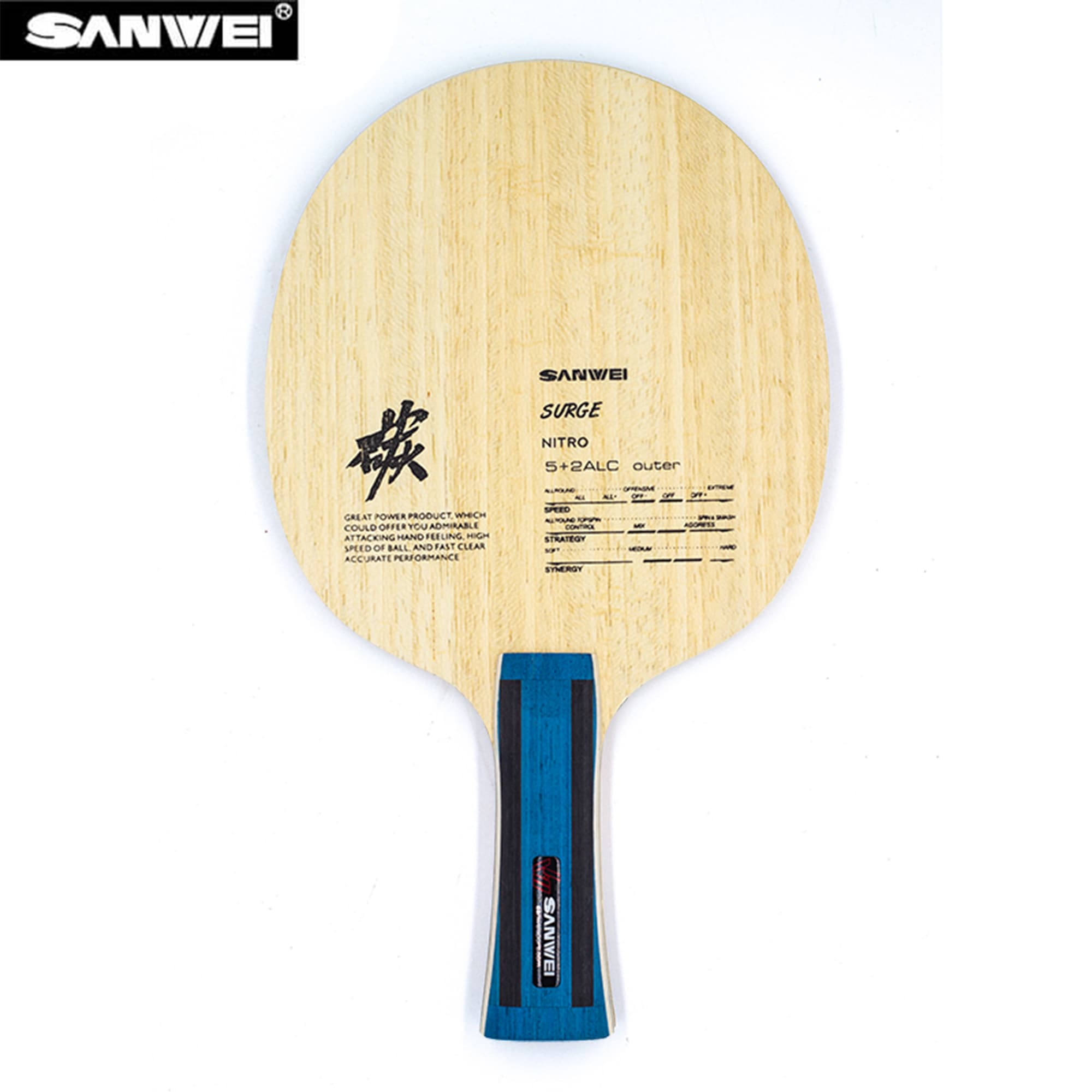 SANWEI Nitro ALC Table Tennis  - Xiom Blade Table Tennis review and price