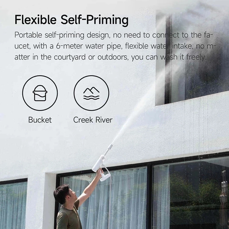 Mijia Electric Car Washer 2.4M - Rubber Cleaner Foam review and price