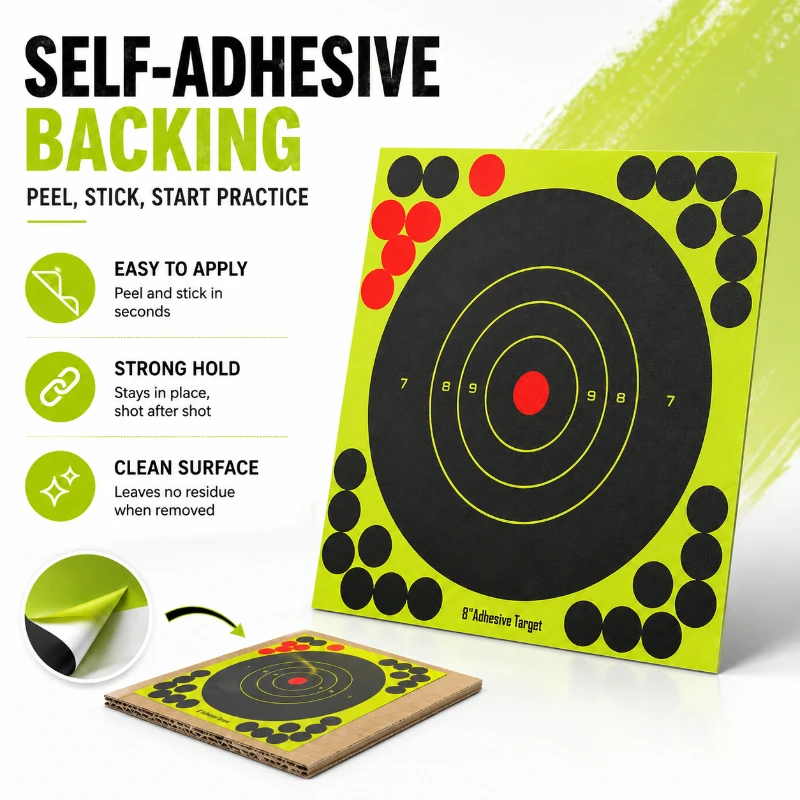 Easy‑to‑Peel Self‑Stick Practi - Practice Target Board review and price