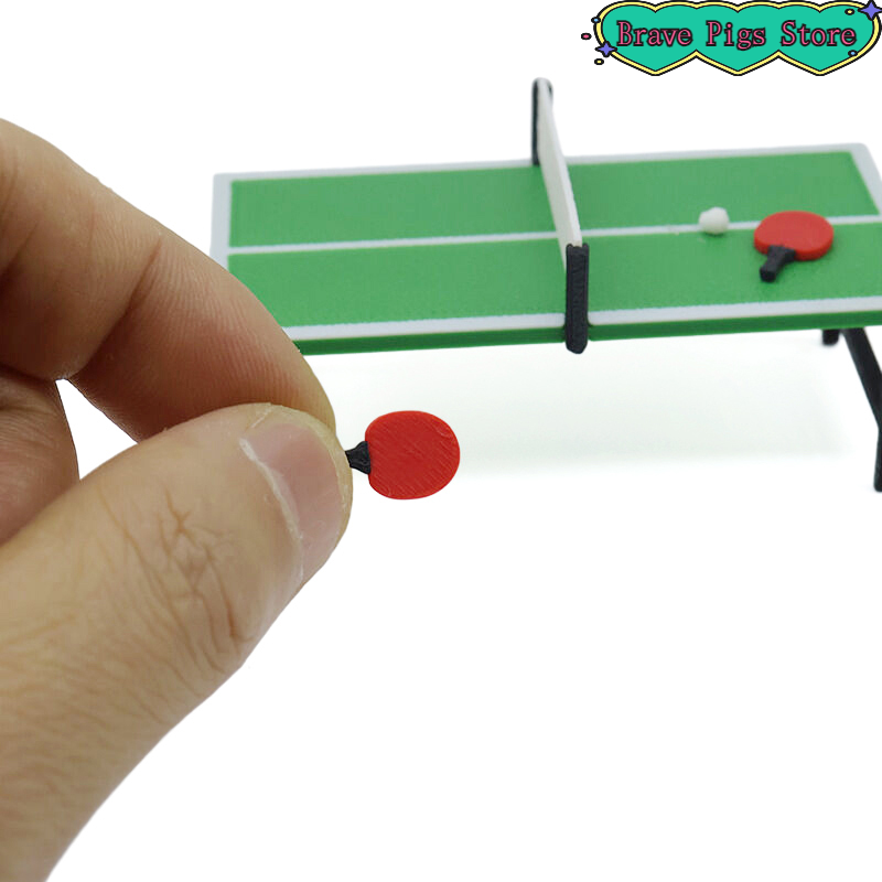 1:12 Miniature Table Tennis Ra - Table Tennis Paddle Set review and price