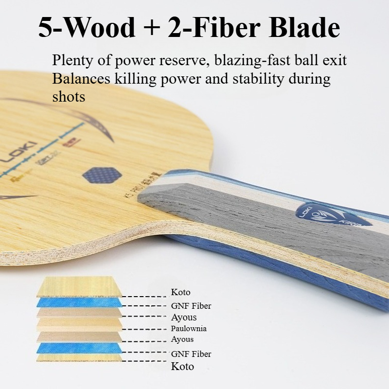 LOKI Kirin K5 PRO Table Tennis - Table Tennis Blade review and price