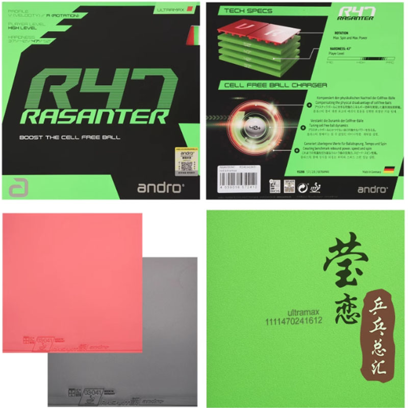 Andro Rasanter R45 47 50 C45 4 - Table Tennis Bat review and price