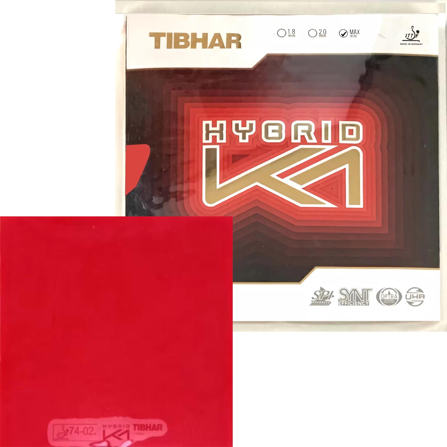 Tibhar Hybrid K1 / K1 PLUS Pim - Table Tennis Hybrid Rubbers review and price