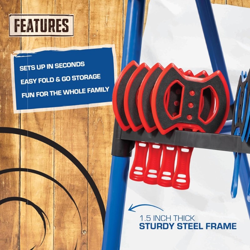 Steel Frame Axe Throwing Targe - Practice Target Board review and price