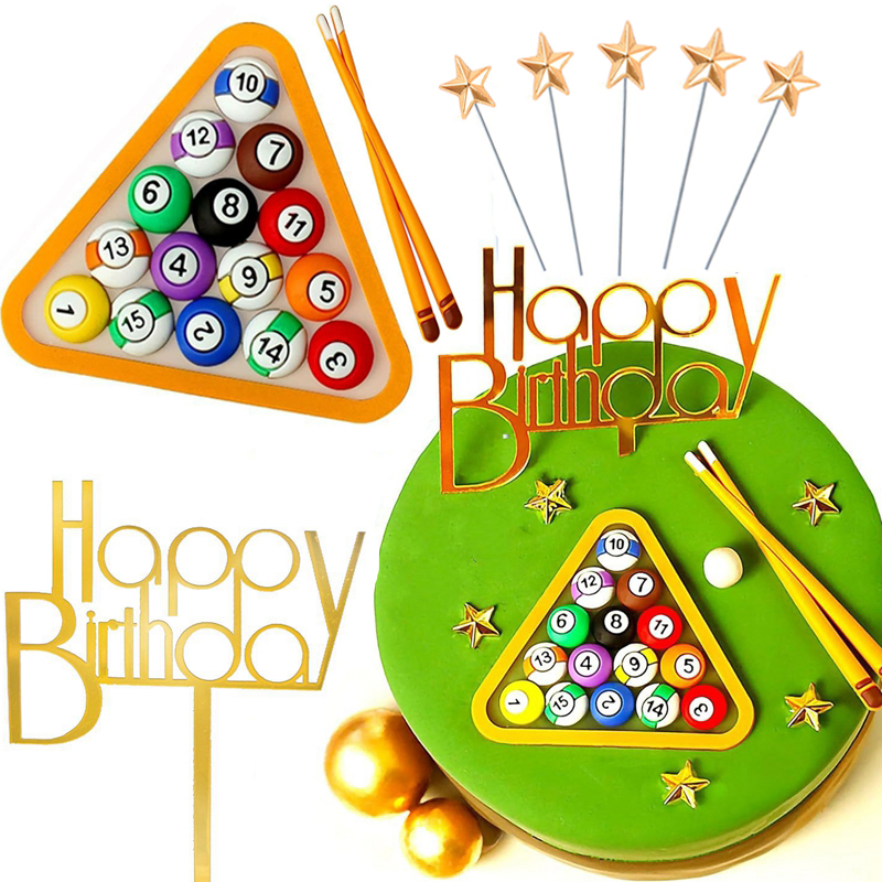 Billiard Ball Cake Decoration  - Table Tennis Single review and price