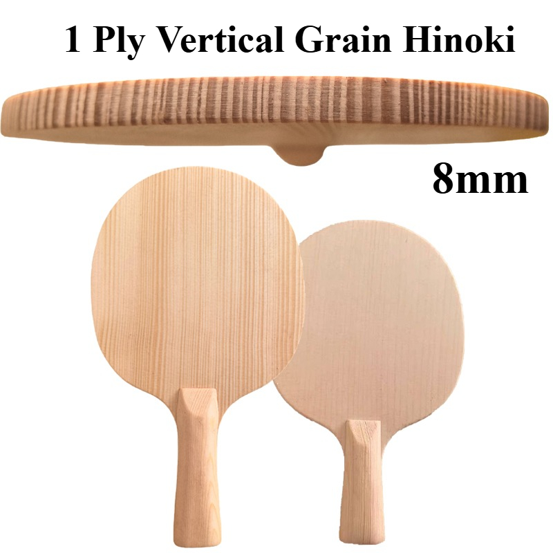 1-Ply 8mm Vertical Grain Hinok - Table Tennis Blade review and price