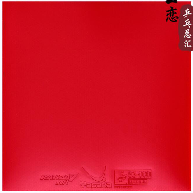 original yasaka RAKZA 7 soft ( - Table Tennis Paddle Set review and price